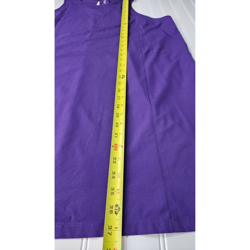 Ideology Sleeveless Midi Dress Women XXL Purple Casual - Picture 11 of 13